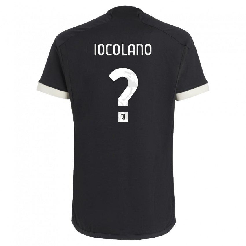 Herren Simone Iocolano #0 Schwarz Ausweichtrikot Trikot 2023/24 T-Shirt