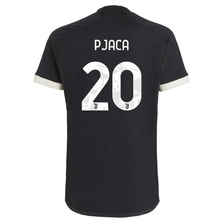Herren Marko Pjaca #20 Schwarz Ausweichtrikot Trikot 2023/24 T-Shirt