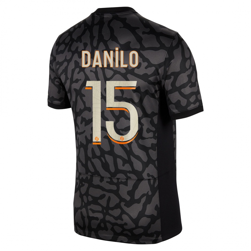 Herren Danilo Pereira #15 Schwarz Ausweichtrikot Trikot 2023/24 T-Shirt