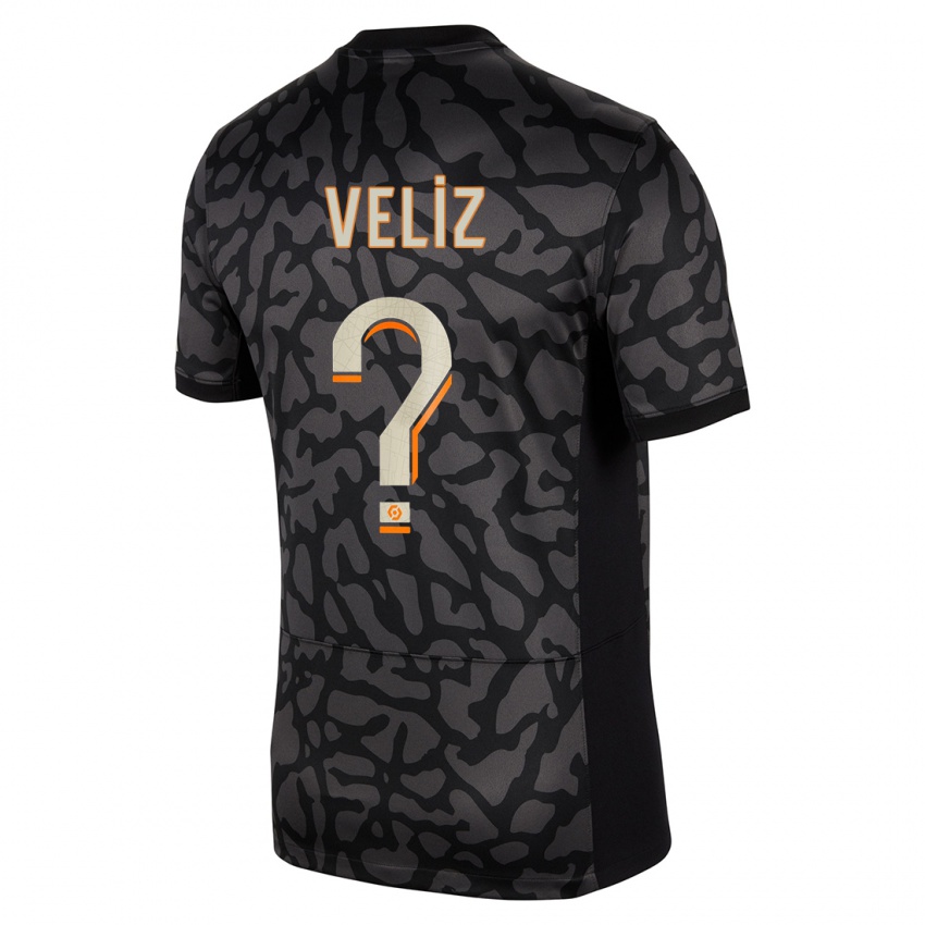 Herren Nehemiah Fernandez Veliz #0 Schwarz Ausweichtrikot Trikot 2023/24 T-Shirt