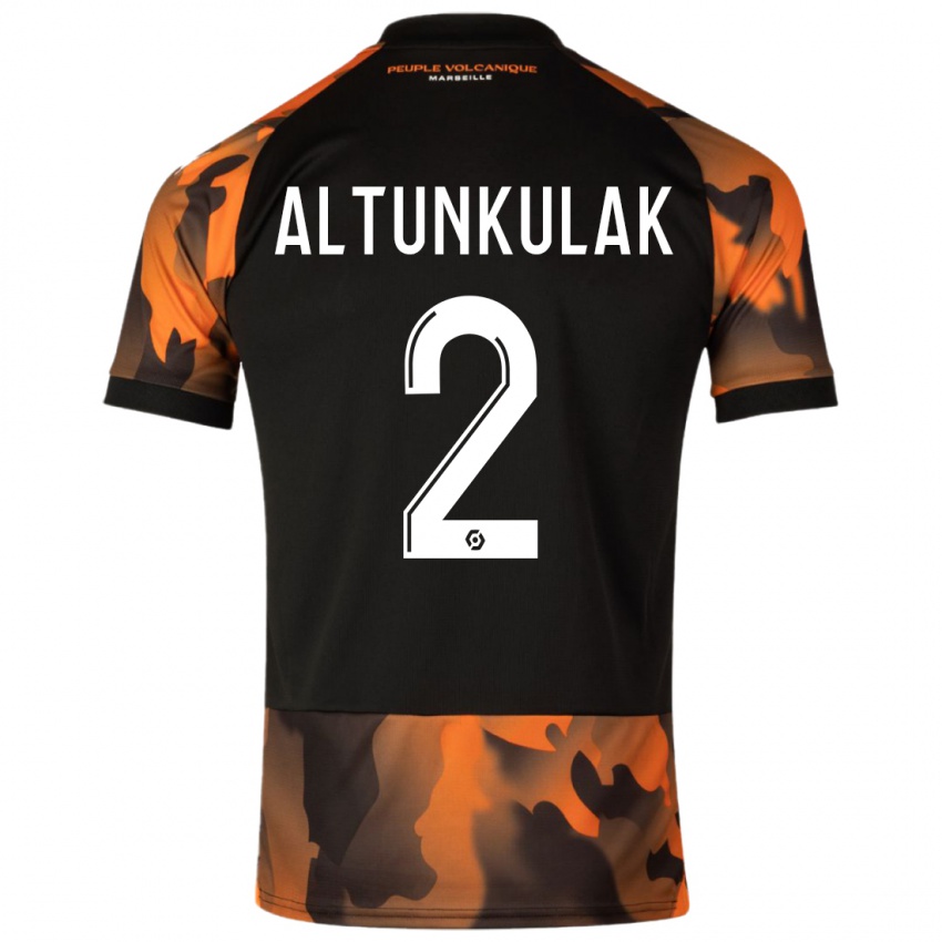 Herren Selen Altunkulak #2 Schwarzorange Ausweichtrikot Trikot 2023/24 T-Shirt