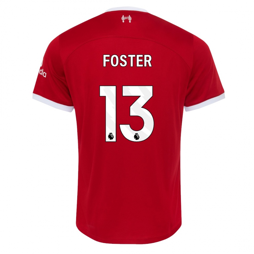 Damen Rylee Foster #13 Rot Heimtrikot Trikot 2023/24 T-Shirt