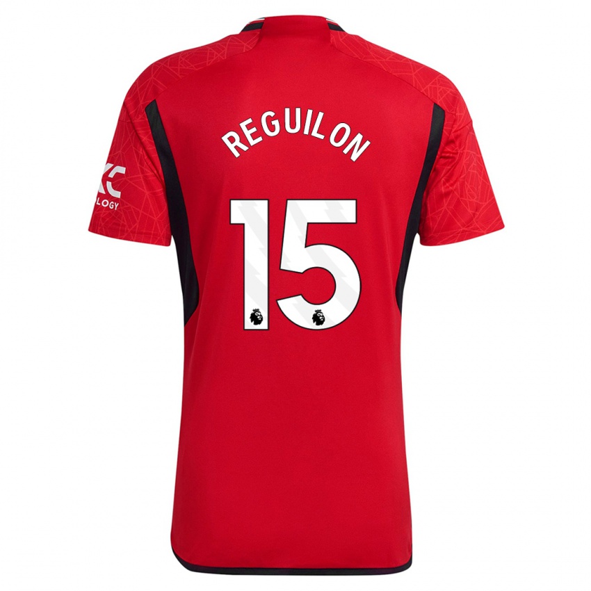 Damen Sergio Reguilon #15 Rot Heimtrikot Trikot 2023/24 T-Shirt