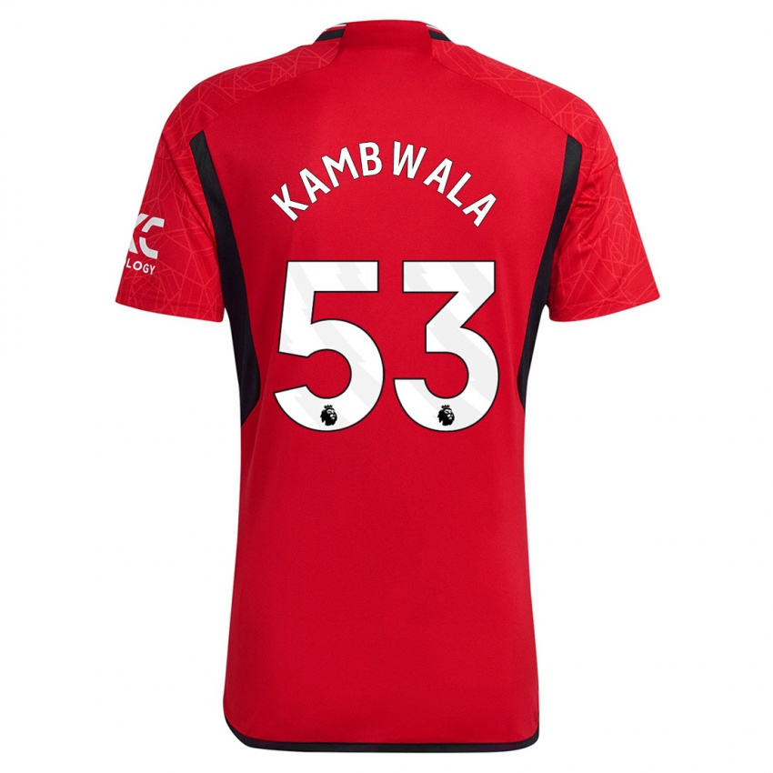 Damen Willy Kambwala #53 Rot Heimtrikot Trikot 2023/24 T-Shirt