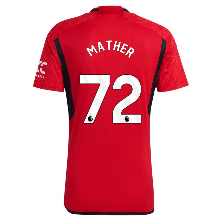 Damen Sam Mather #72 Rot Heimtrikot Trikot 2023/24 T-Shirt