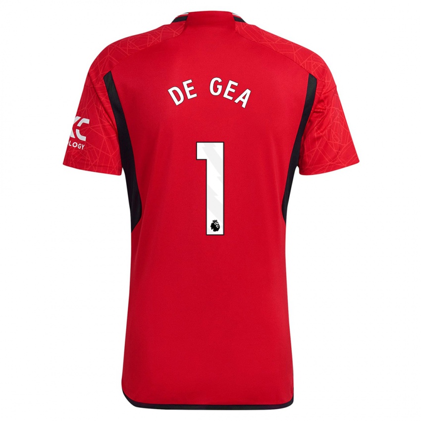 Damen David De Gea #1 Rot Heimtrikot Trikot 2023/24 T-Shirt