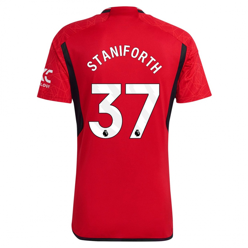 Damen Lucy Staniforth #37 Rot Heimtrikot Trikot 2023/24 T-Shirt