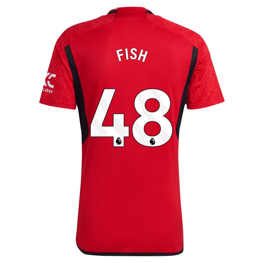 Damen Will Fish #48 Rot Heimtrikot Trikot 2023/24 T-Shirt