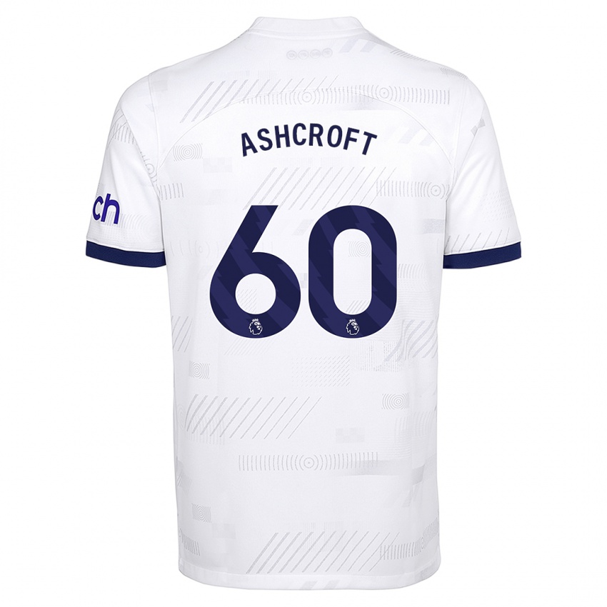 Damen Tyrell Ashcroft #60 Weiß Heimtrikot Trikot 2023/24 T-Shirt