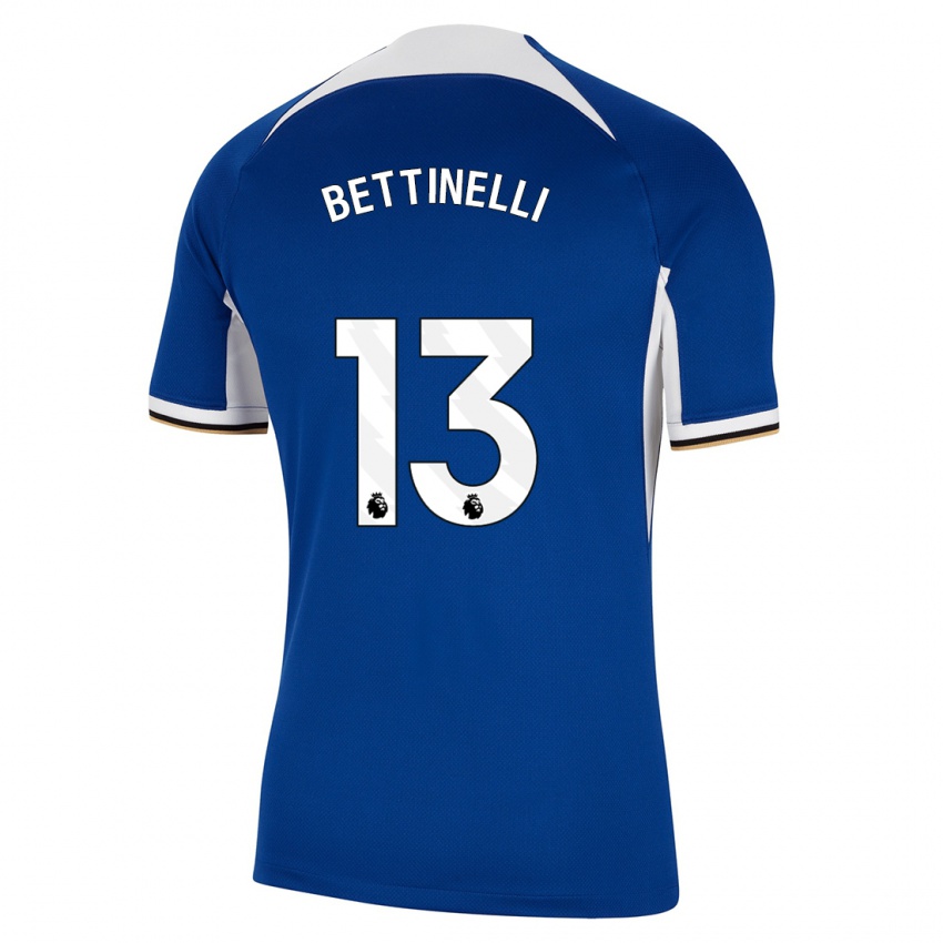 Damen Marcus Bettinelli #13 Blau Heimtrikot Trikot 2023/24 T-Shirt