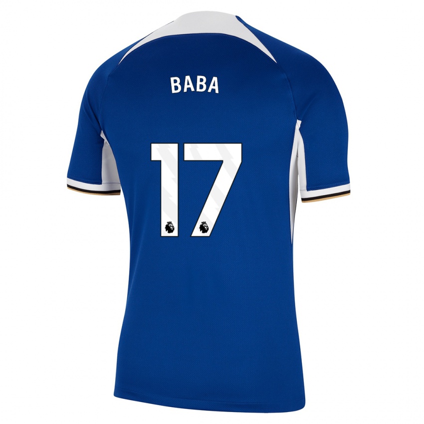 Damen Abdul-Rahman Baba #17 Blau Heimtrikot Trikot 2023/24 T-Shirt