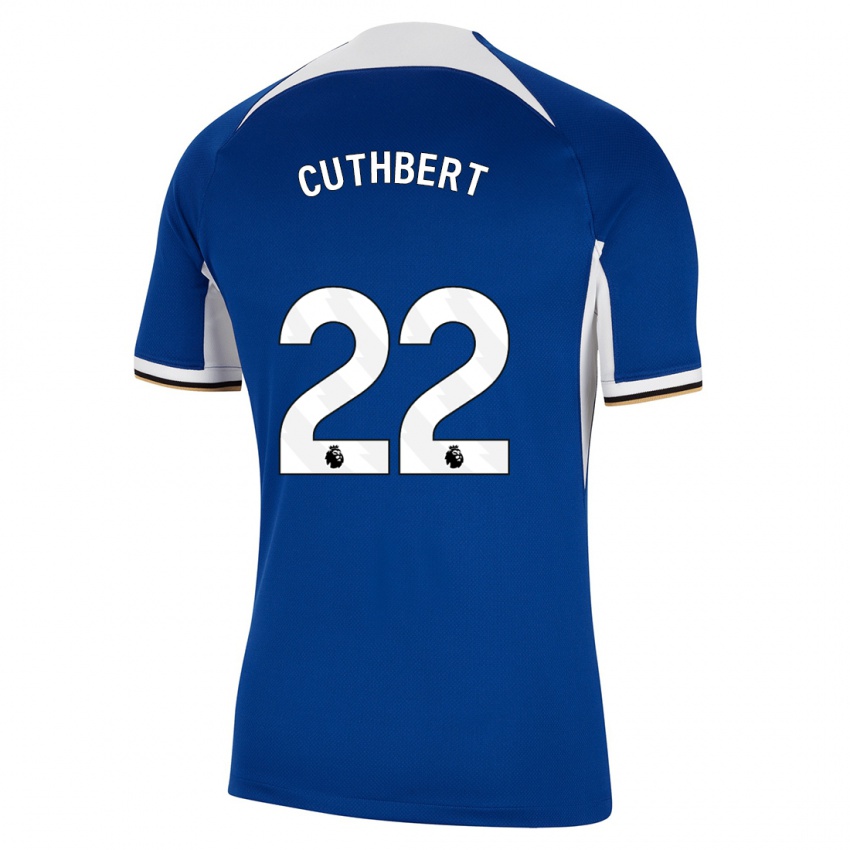 Damen Erin Cuthbert #22 Blau Heimtrikot Trikot 2023/24 T-Shirt