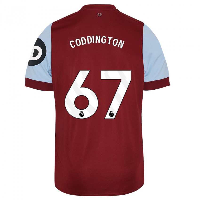 Damen Remy Coddington #67 Kastanienbraun Heimtrikot Trikot 2023/24 T-Shirt