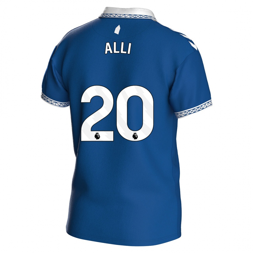 Damen Dele Alli #20 Königsblau Heimtrikot Trikot 2023/24 T-Shirt