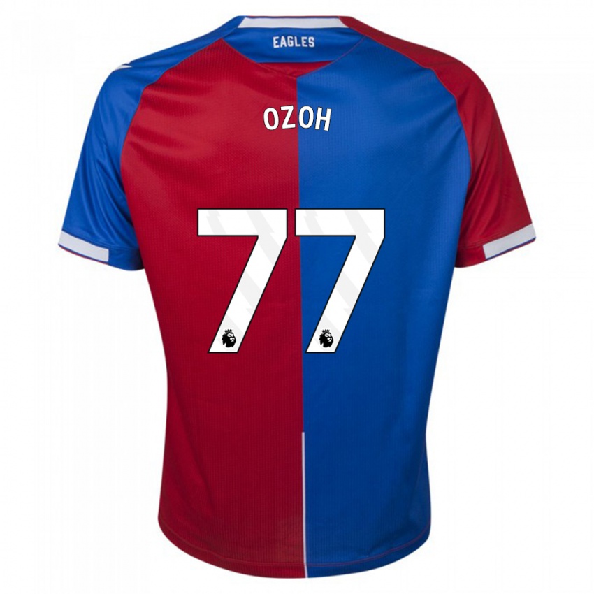 Damen David Ozoh #77 Rot Blau Heimtrikot Trikot 2023/24 T-Shirt