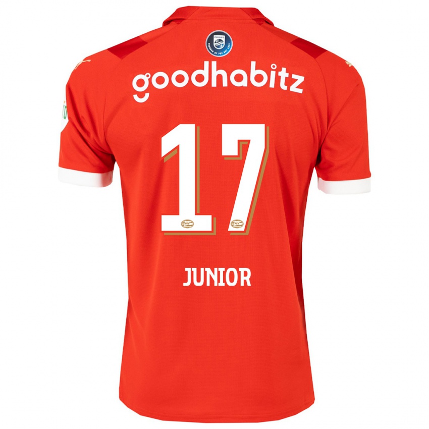 Damen Mauro Junior #17 Rot Heimtrikot Trikot 2023/24 T-Shirt