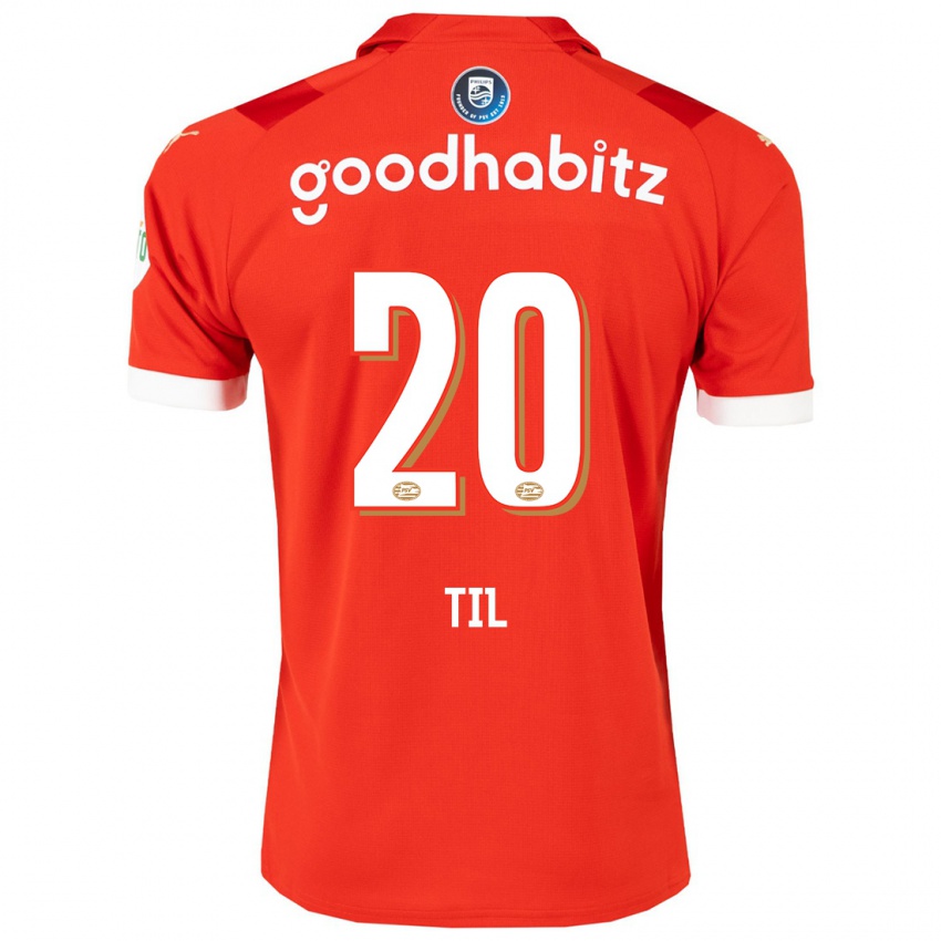 Damen Guus Til #20 Rot Heimtrikot Trikot 2023/24 T-Shirt