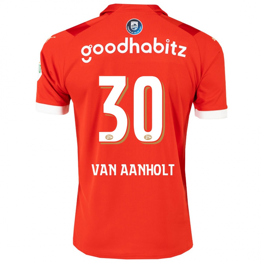 Damen Patrick Van Aanholt #30 Rot Heimtrikot Trikot 2023/24 T-Shirt