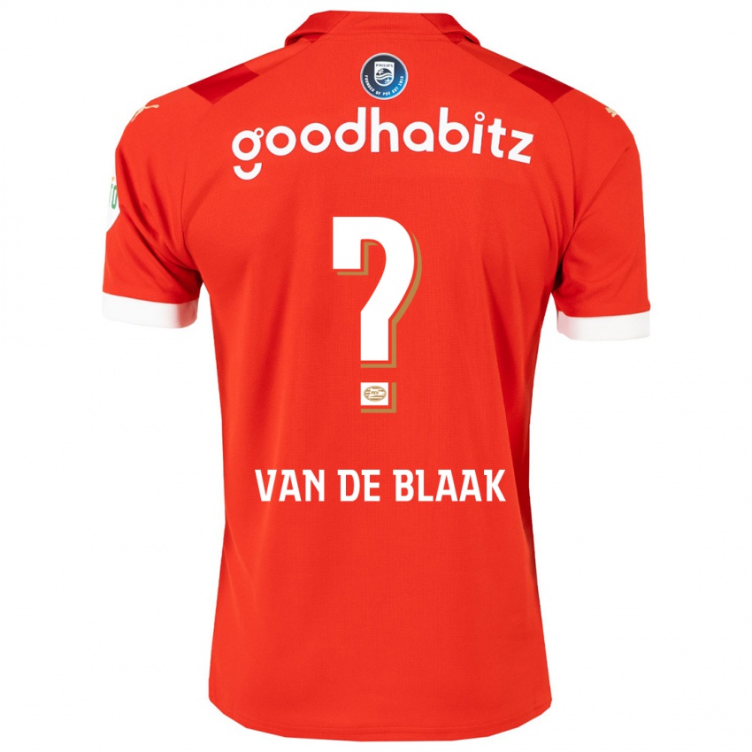 Damen Emmanuel Van De Blaak #0 Rot Heimtrikot Trikot 2023/24 T-Shirt