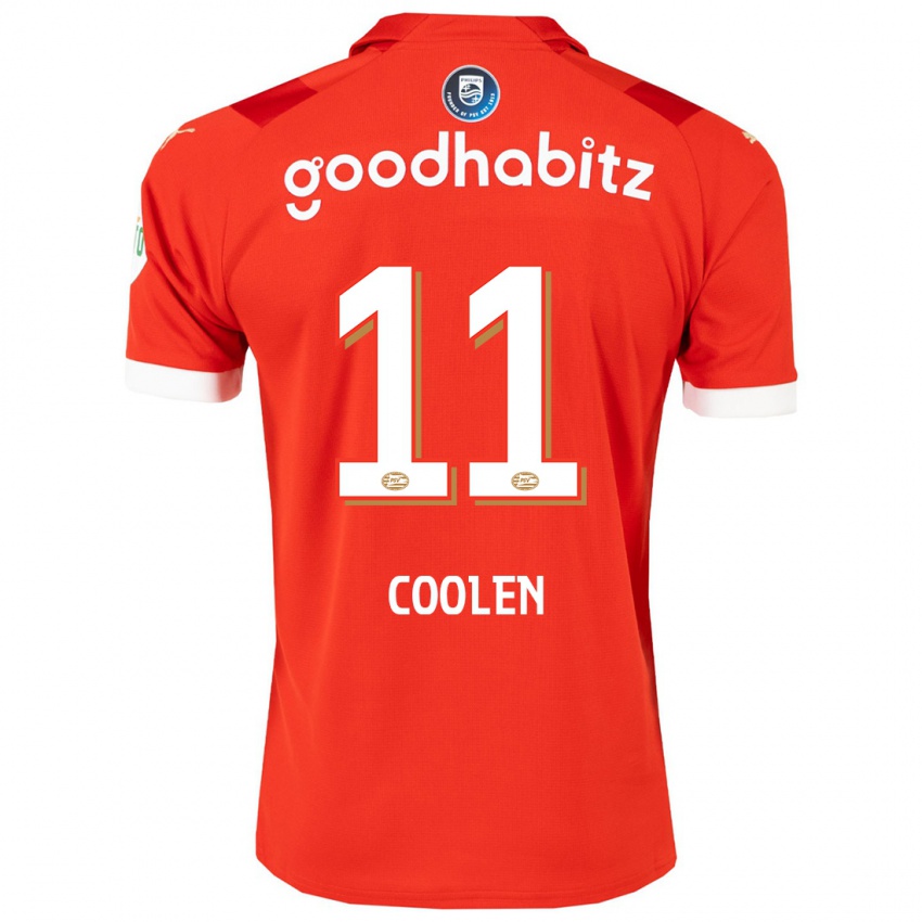 Damen Nadia Coolen #11 Rot Heimtrikot Trikot 2023/24 T-Shirt