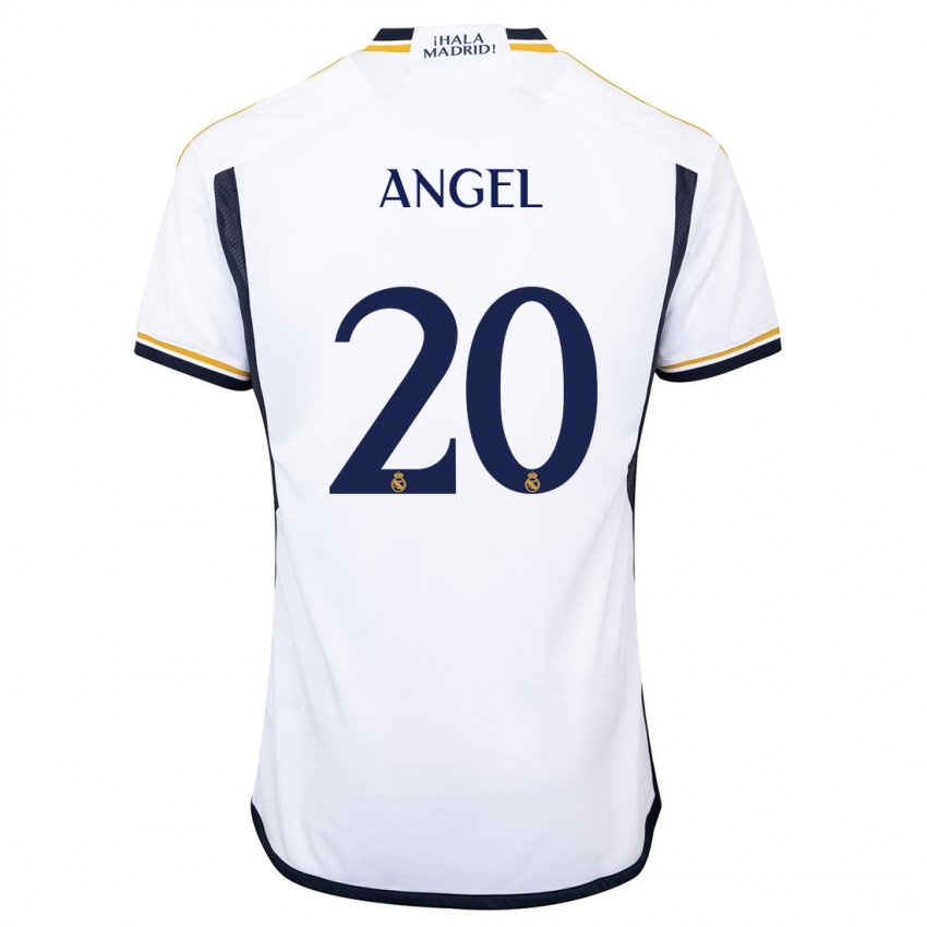 Damen Manuel Angel #20 Weiß Heimtrikot Trikot 2023/24 T-Shirt