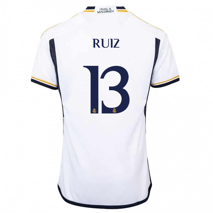 Damen Guillermo Ruiz #13 Weiß Heimtrikot Trikot 2023/24 T-Shirt