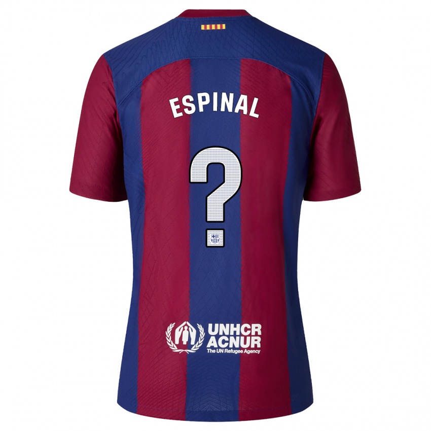 Damen Jorge Espinal #0 Rot Blau Heimtrikot Trikot 2023/24 T-Shirt