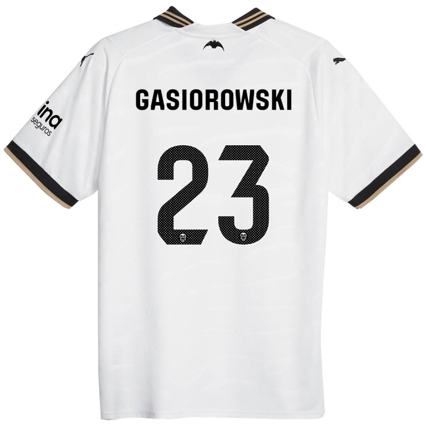 Damen Yarek Gasiorowski #23 Weiß Heimtrikot Trikot 2023/24 T-Shirt