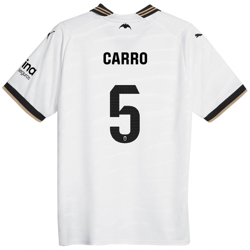 Damen Marta Carro #5 Weiß Heimtrikot Trikot 2023/24 T-Shirt