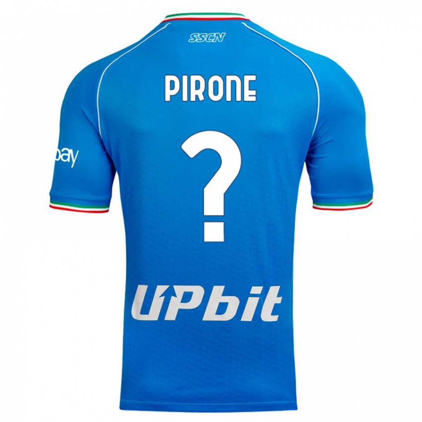 Damen Francesco Pirone #0 Himmelblau Heimtrikot Trikot 2023/24 T-Shirt