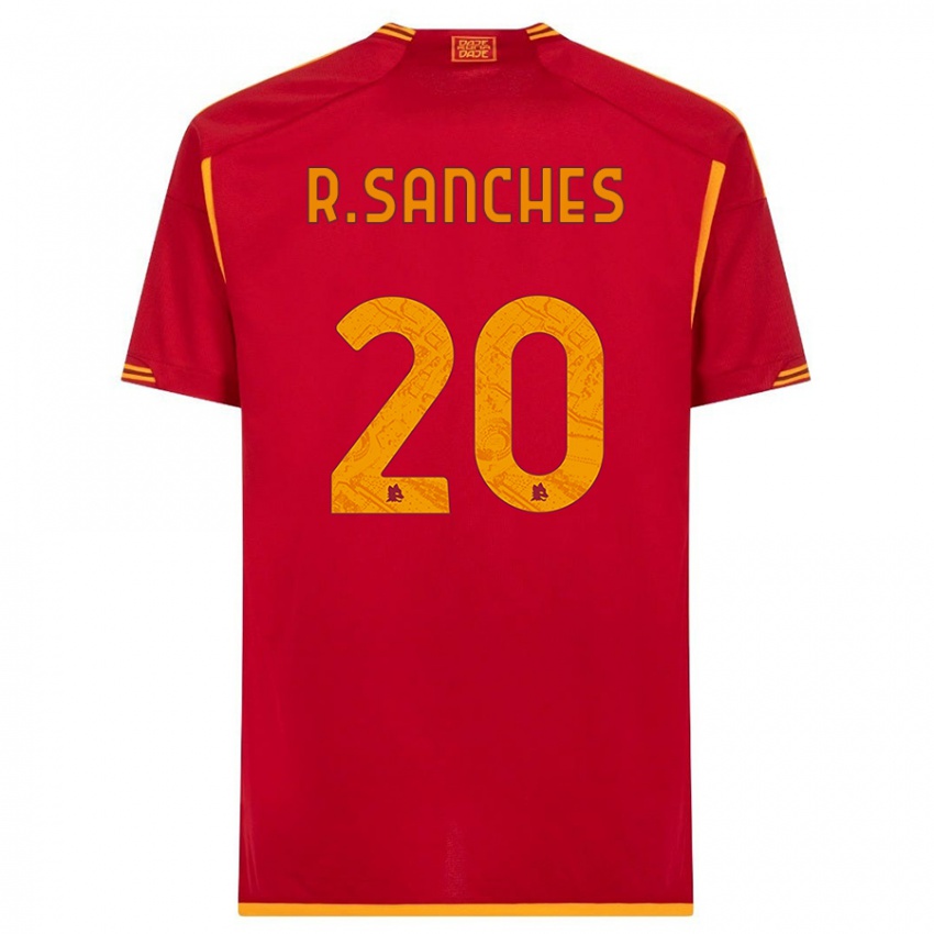 Damen Renato Sanches #20 Rot Heimtrikot Trikot 2023/24 T-Shirt