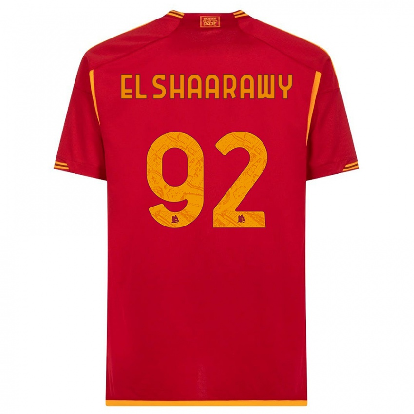 Damen Stephan El Shaarawy #92 Rot Heimtrikot Trikot 2023/24 T-Shirt