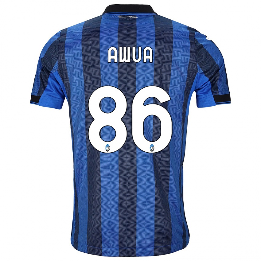 Damen Theophilus Awua #86 Schwarz Blau Heimtrikot Trikot 2023/24 T-Shirt