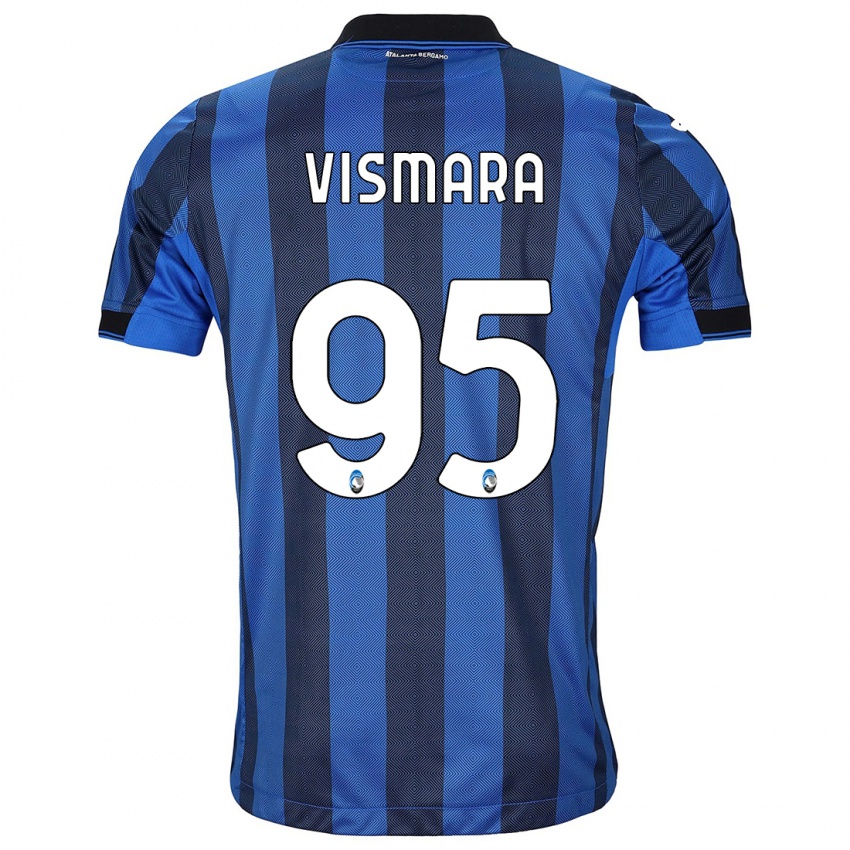 Damen Paolo Vismara #95 Schwarz Blau Heimtrikot Trikot 2023/24 T-Shirt