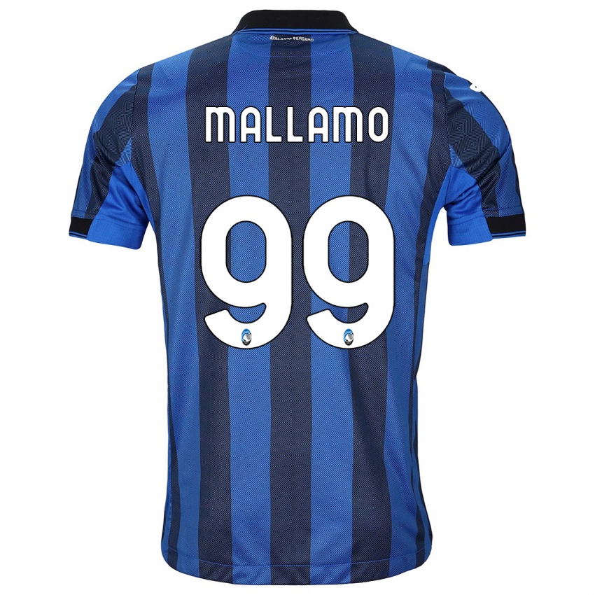 Damen Alessandro Mallamo #99 Schwarz Blau Heimtrikot Trikot 2023/24 T-Shirt