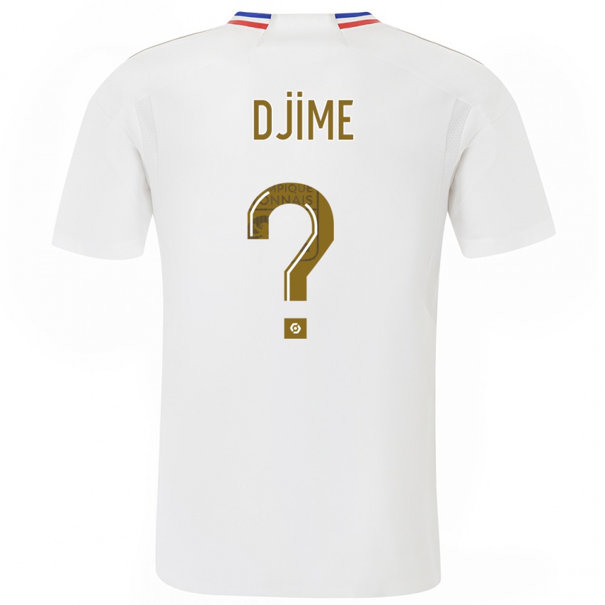 Damen Ahmed Djime #0 Weiß Heimtrikot Trikot 2023/24 T-Shirt
