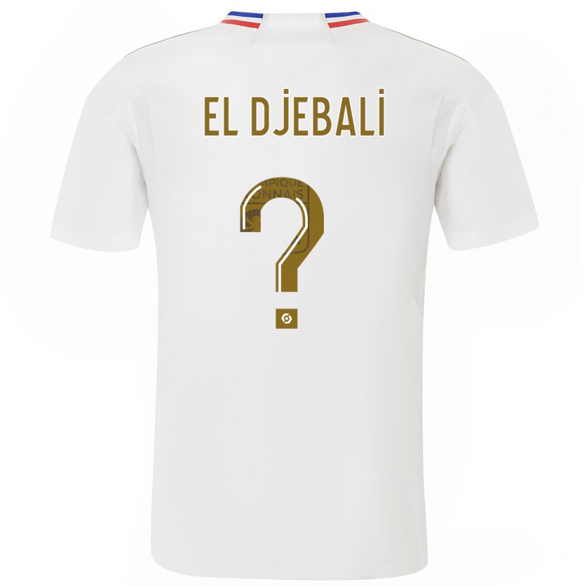 Damen Chaim El Djebali #0 Weiß Heimtrikot Trikot 2023/24 T-Shirt