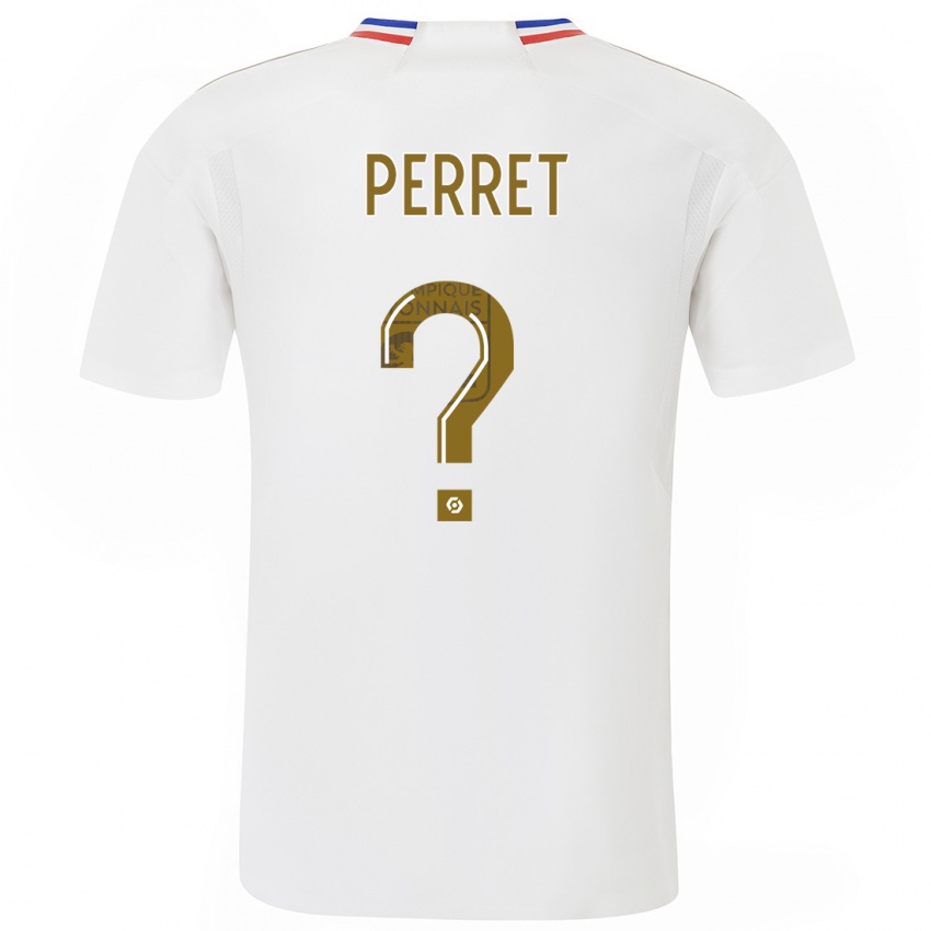 Damen Romain Perret #0 Weiß Heimtrikot Trikot 2023/24 T-Shirt