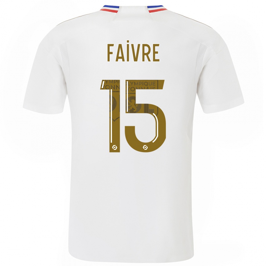Damen Romain Faivre #15 Weiß Heimtrikot Trikot 2023/24 T-Shirt