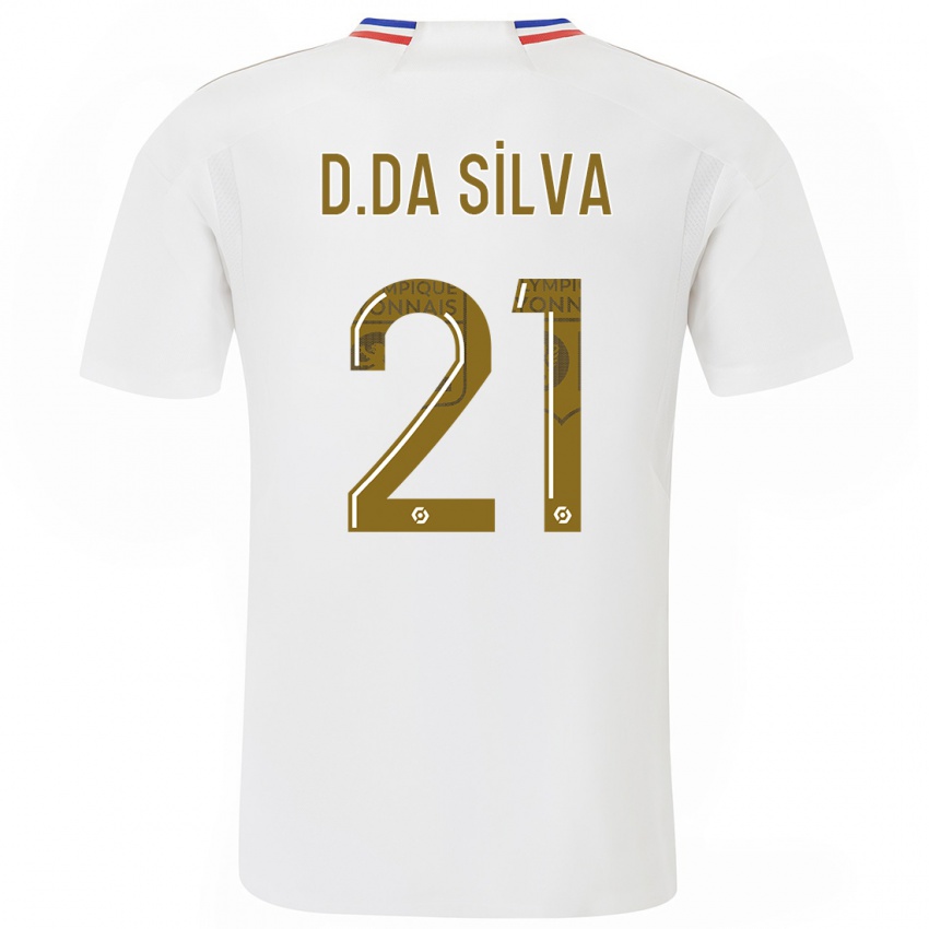 Damen Damien Da Silva #21 Weiß Heimtrikot Trikot 2023/24 T-Shirt