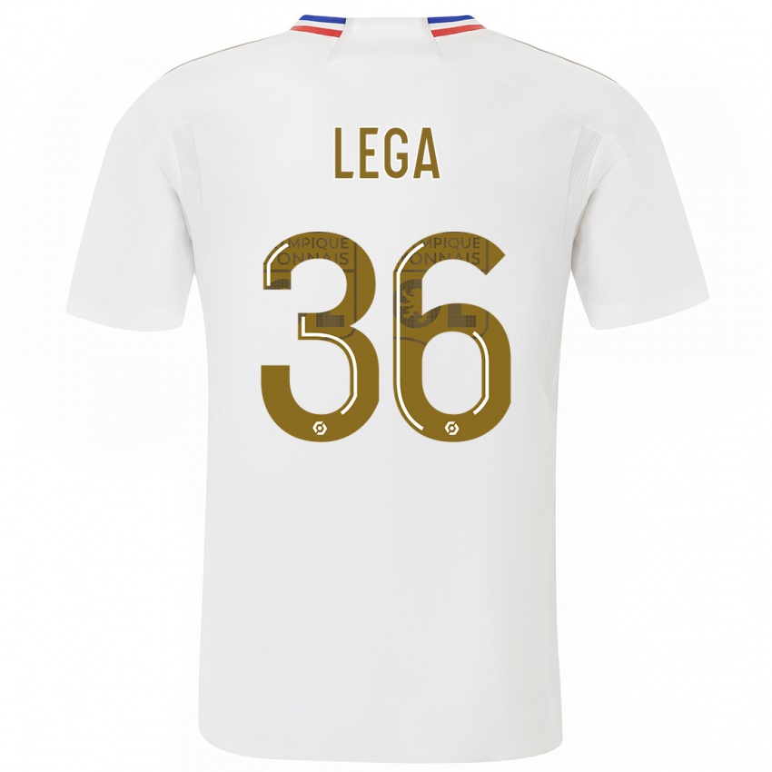 Damen Sekou Lega #36 Weiß Heimtrikot Trikot 2023/24 T-Shirt