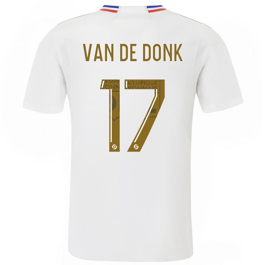 Damen Danielle Van De Donk #17 Weiß Heimtrikot Trikot 2023/24 T-Shirt