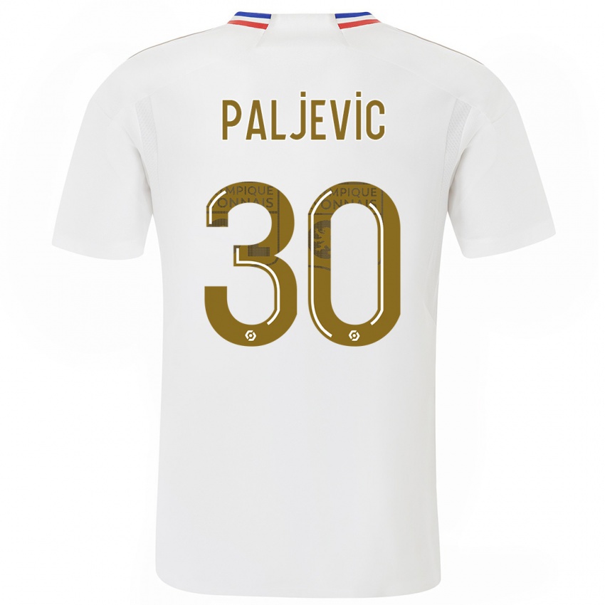 Damen Alyssia Paljevic #30 Weiß Heimtrikot Trikot 2023/24 T-Shirt