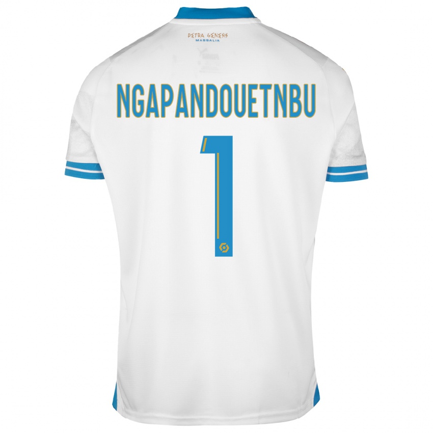 Damen Simon Ngapandouetnbu #1 Weiß Heimtrikot Trikot 2023/24 T-Shirt