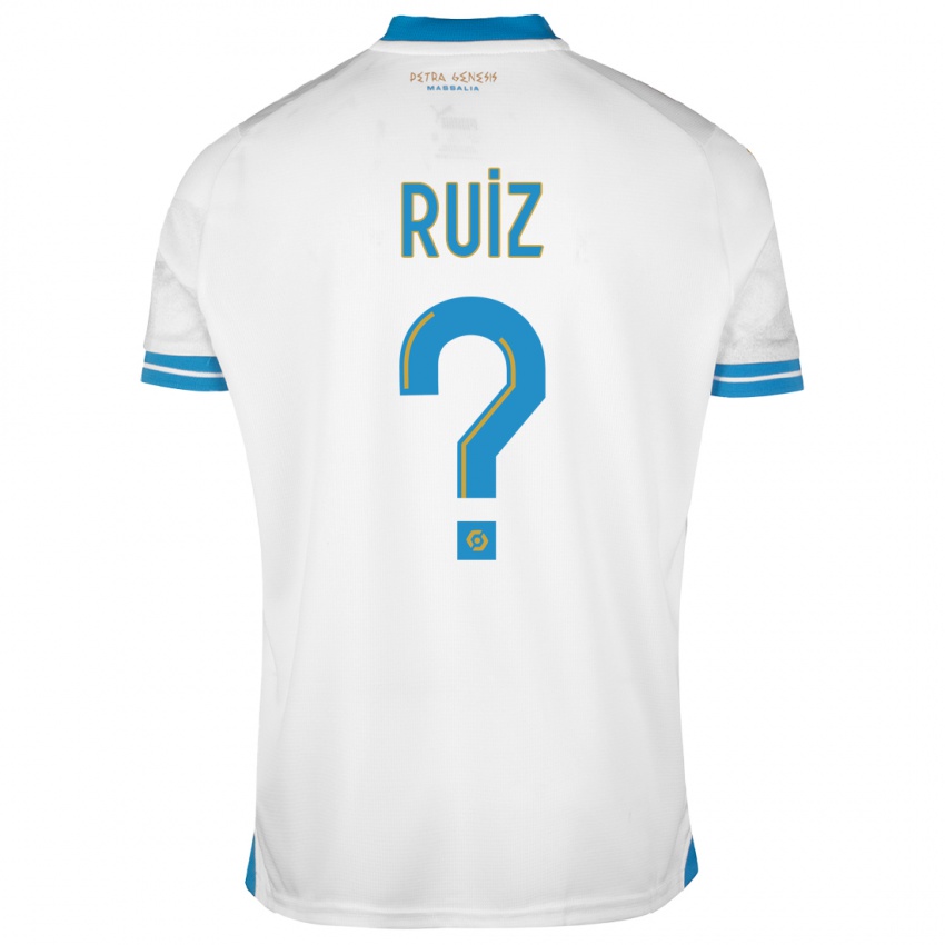 Damen Pedro Ruiz #0 Weiß Heimtrikot Trikot 2023/24 T-Shirt
