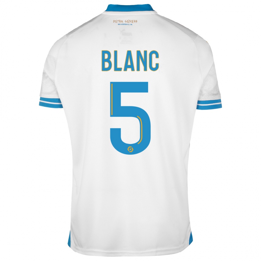 Damen Amandine Blanc #5 Weiß Heimtrikot Trikot 2023/24 T-Shirt