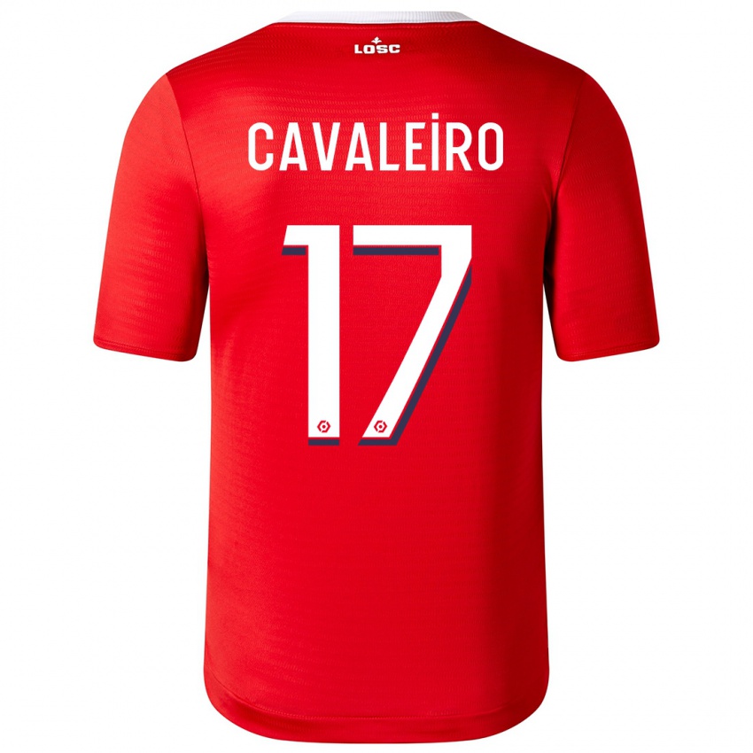 Damen Ivan Cavaleiro #17 Rot Heimtrikot Trikot 2023/24 T-Shirt
