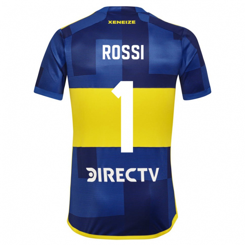 Damen Agustin Rossi #1 Dunkelblau Gelb Heimtrikot Trikot 2023/24 T-Shirt