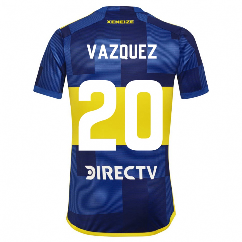 Damen Constanza Vazquez #20 Dunkelblau Gelb Heimtrikot Trikot 2023/24 T-Shirt