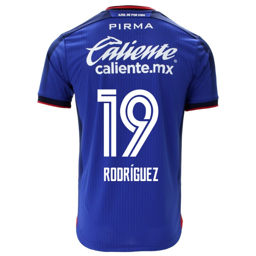 Damen Carlos Rodriguez #19 Blau Heimtrikot Trikot 2023/24 T-Shirt